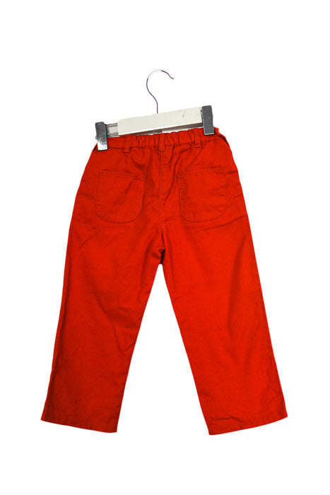 Red Petit Bateau Casual Pants 2T at Retykle