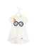White Lu Lu by Miss Grant Short Sleeve Top 3T at Retykle