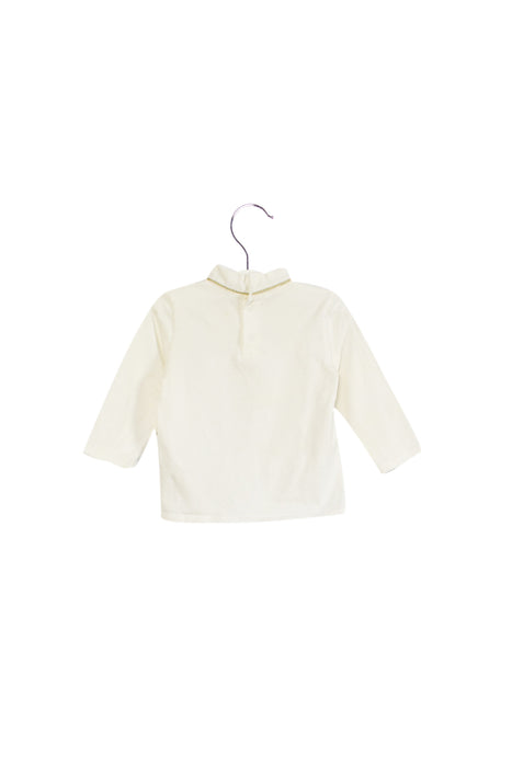 White Chloe Long Sleeve Top 12M at Retykle