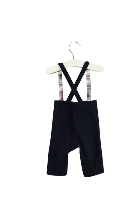 Navy Janie & Jack Casual Pants with Suspenders 0-3M at Retykle