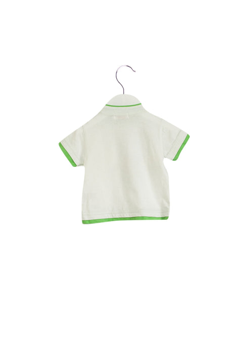 A White Short Sleeve T Shirts from La Compagnie des Petits in size 3-6M for boy. (Back View)