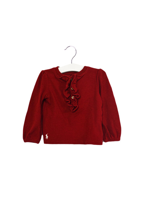 Red Ralph Lauren Long Sleeve Top 12M at Retykle