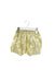 A Gold Shorts from Louis Louise in size 3-6M for girl. (Front View)