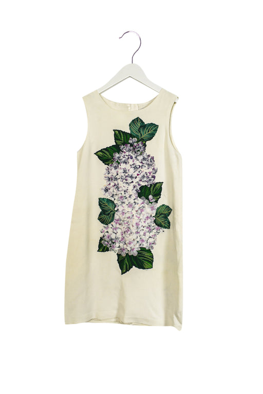 White Dolce & Gabbana Sleeveless Dress 11Y - 12Y at Retykle