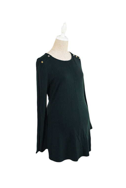 Green Isabella Oliver Maternity Long Sleeve Dress S at Retykle