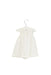 White 3Pommes Sleeveless Romper Dress 6M at Retykle