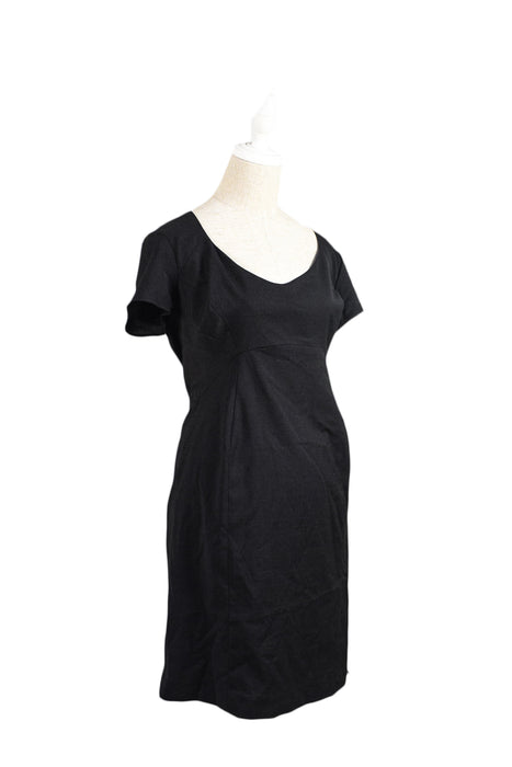 Grey Seraphine Maternity Short Sleeve Dress S (US 6) at Retykle