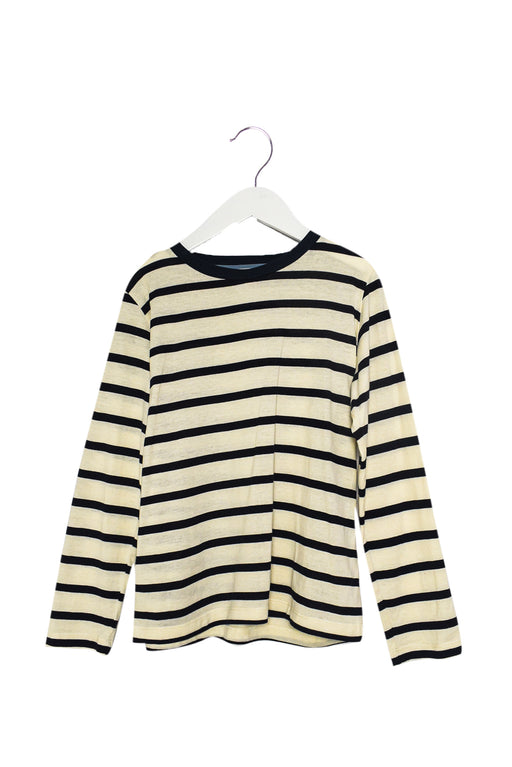 Ivory Sunspel Long Sleeve Top 7/8Y at Retykle