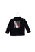 A Navy Buttoned Sweatshirts from IKKS in size 6-12M for boy. (Back View)