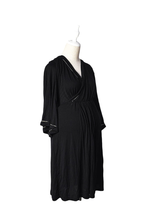 Black Mayarya Maternity Long Sleeve Dress M (US 8-10) at Retykle