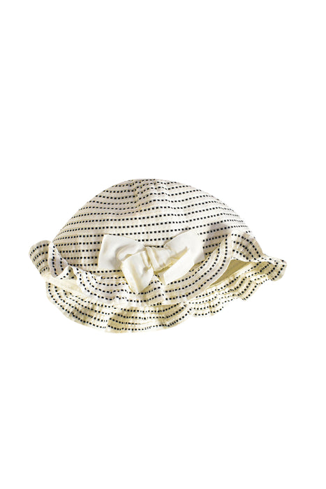 Ivory Grevi Hat 9-24M (48cm) at Retykle