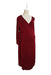 Burgundy Isabella Oliver Maternity Long Sleeve Dress M at Retykle