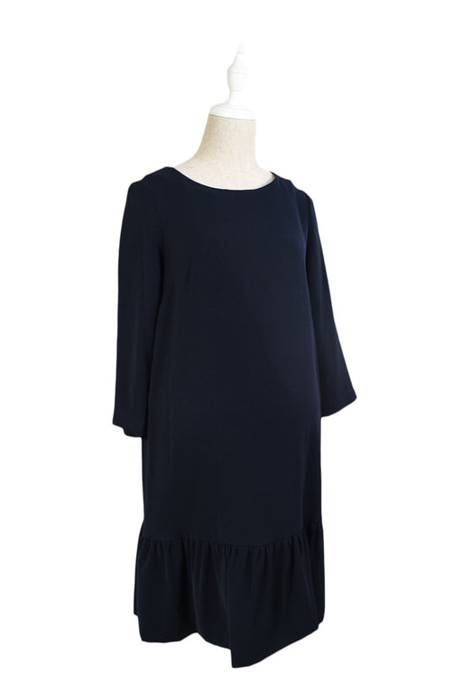 Navy Madderson Maternity Long Sleeve Dress XS (US 4) at Retykle