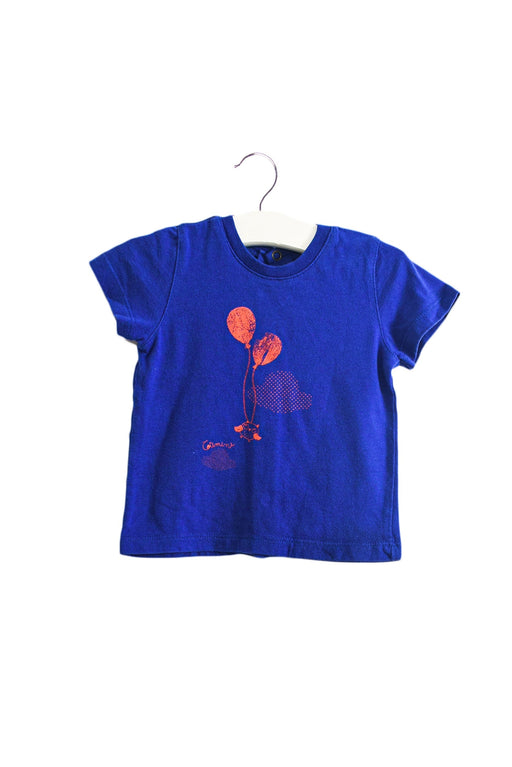 A Blue Short Sleeve T Shirts from Catimini in size 3-6M for boy. (Front View)