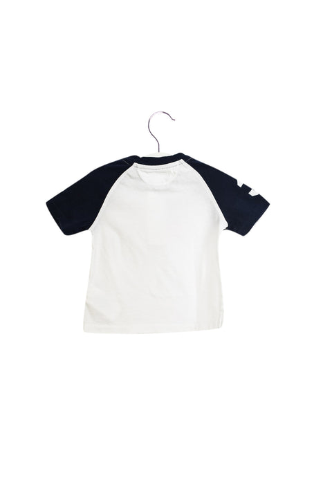 A White Short Sleeve T Shirts from Ralph Lauren in size 6-12M for boy. (Back View)