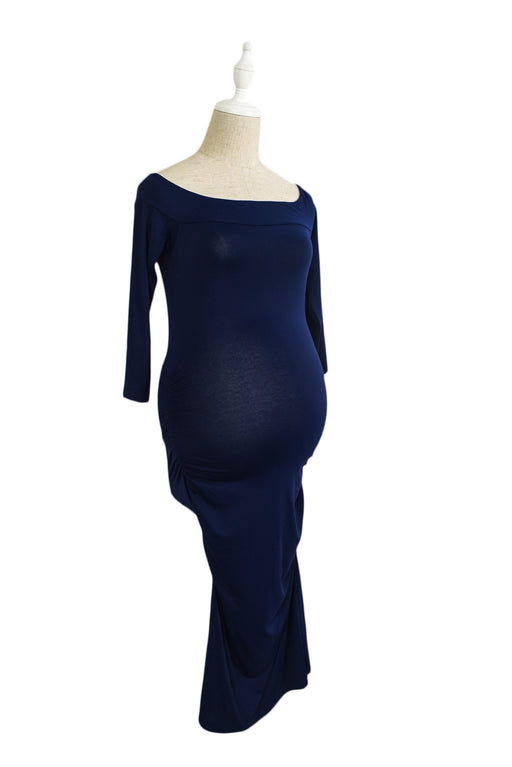 Blue Susana Monaco Maternity Long Sleeve Dress S at Retykle