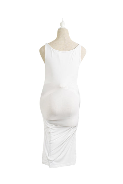 A White Sleeveless Dresses from Susana Monaco in size S for maternity. (Back View)