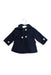 A Navy Lightweight Jackets from Jacadi in size 6-12M for girl. (Front View)