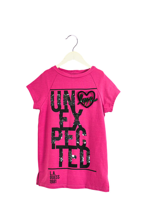 Pink Guess Short Sleeve Dress 8Y at Retykle