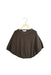 Brown Excuse My French Knit Cape 12M at Retykle