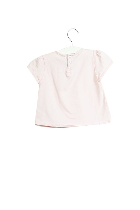 A Pink Short Sleeve T Shirts from Givenchy in size 12-18M for girl. (Back View)