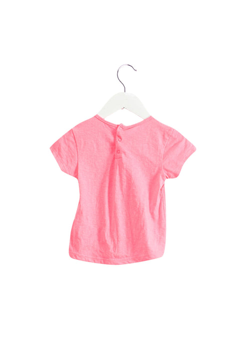 A Pink Short Sleeve T Shirts from Billieblush in size 12-18M for girl. (Back View)