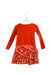 Red Tea Long Sleeve Dress 2T at Retykle
