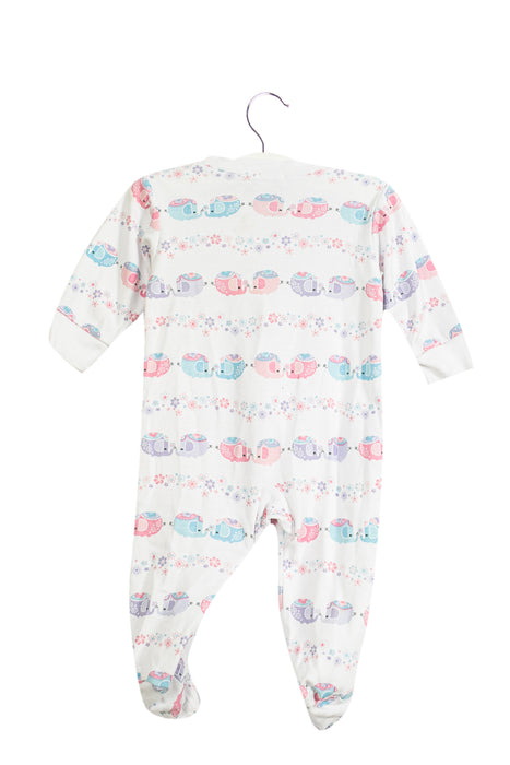 White Kissy Kissy Jumpsuit 3-6M at Retykle