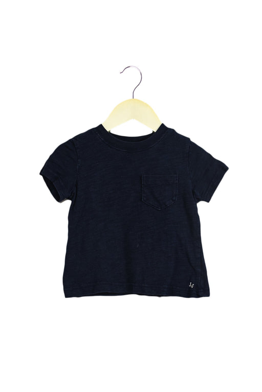 A Navy Short Sleeve T Shirts from Janie & Jack in size 12-18M for boy. (Front View)