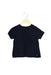 A Navy Short Sleeve T Shirts from Janie & Jack in size 12-18M for boy. (Front View)