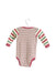 A Multicolour Long Sleeve Bodysuits from Dimples in size Newborn for girl. (Back View)