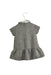 Grey Simonetta Short Sleeve Dress 4T at Retykle