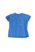 A Blue Short Sleeve T Shirts from Seed in size 0-3M for girl. (Back View)