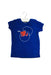 A Blue Short Sleeve T Shirts from Seed in size 0-3M for boy. (Front View)