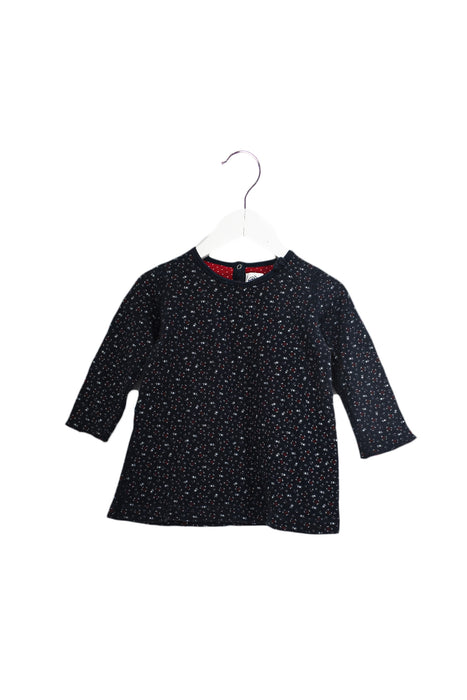 Navy Petit Bateau Long Sleeve Top 12M at Retykle