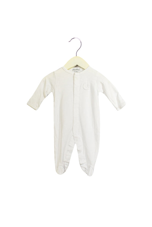 White Kissy Kissy Jumpsuit 0-3M at Retykle