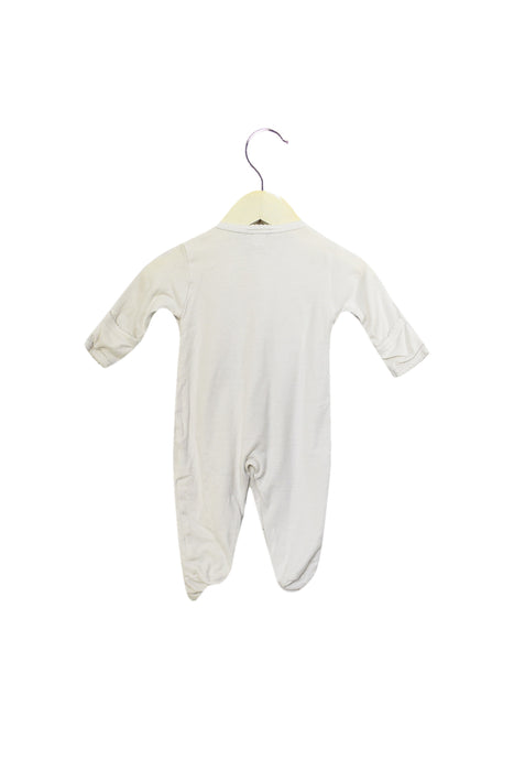 White Kissy Kissy Jumpsuit 0-3M at Retykle