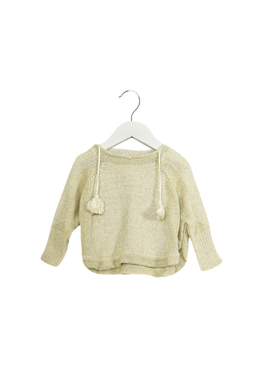 Ivory Seed Knit Sweater 6-12M at Retykle