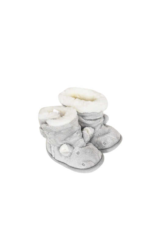 Grey The Little White Company Booties 0-6M at Retykle