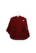 Red Sergent Major Knit Poncho 9-12M at Retykle