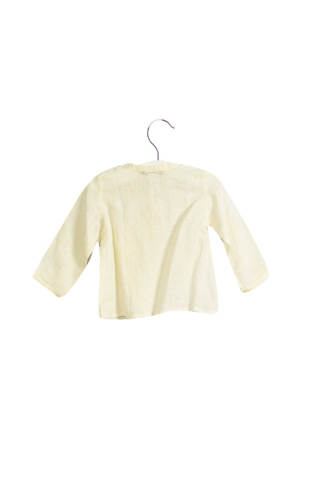 White Bonpoint Long Sleeve Top 6M at Retykle
