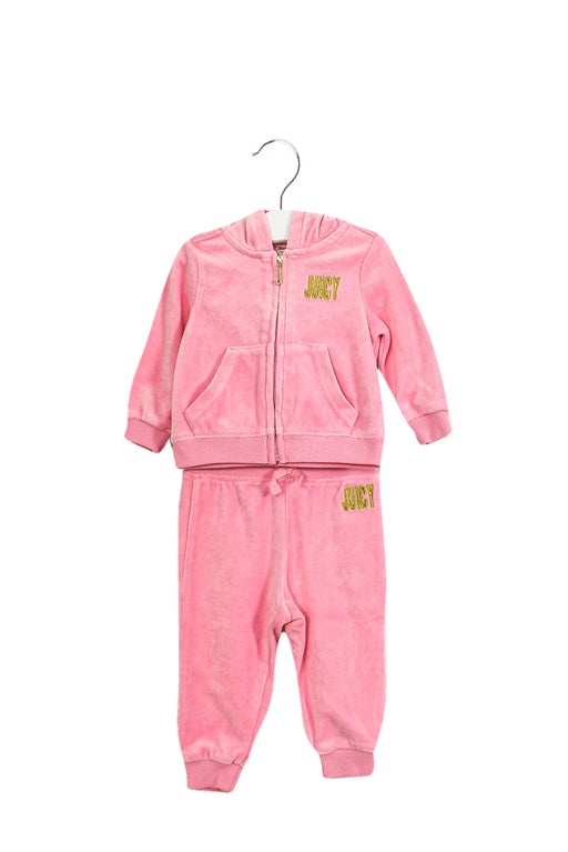 Pink Juicy Couture Sweatshirt and Pants Set 6-9M at Retykle