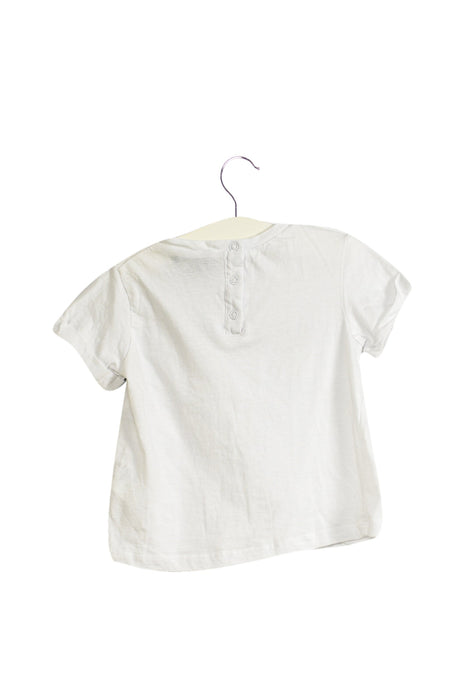 A White Short Sleeve T Shirts from Bardot Junior in size 2T for girl. (Back View)