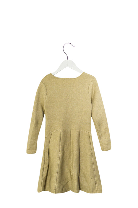 Gold Billieblush Long Sleeve Dress 4T (102cm) at Retykle