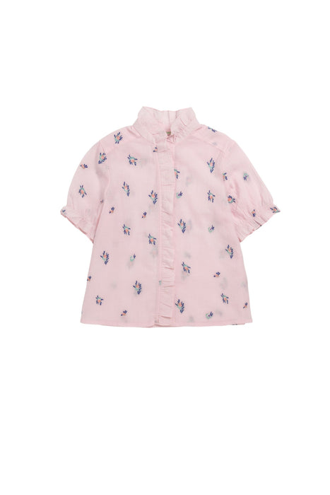 Pink Bonpoint Short Sleeve Top 6T - 12Y at Retykle