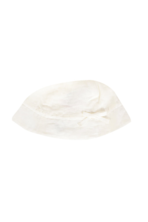 White Bonpoint Hat 6 - 18M (46-48) at Retykle