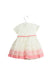 White Chicco Short Sleeve Dress 18M at Retykle