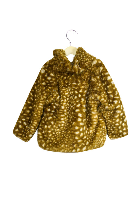 A Brown Lightweight Jackets from Mini Rodini in size 2T for girl. (Back View)