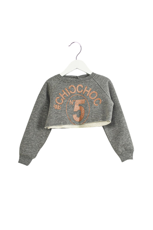 Grey Microbe by Miss Grant Long Sleeve Top 4T at Retykle