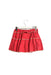 Red Velveteen Short Skirt 4T at Retykle